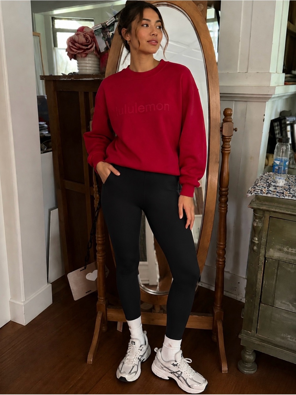 lululemon red sweatshirt